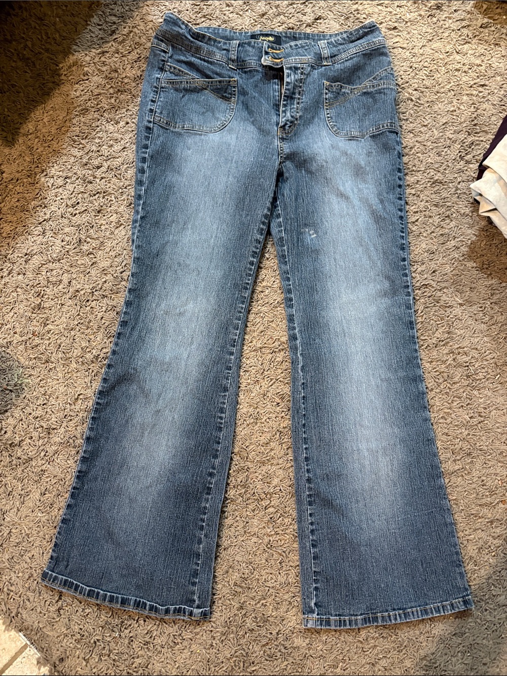 Angels Women's Medium Wash Flare Jeans